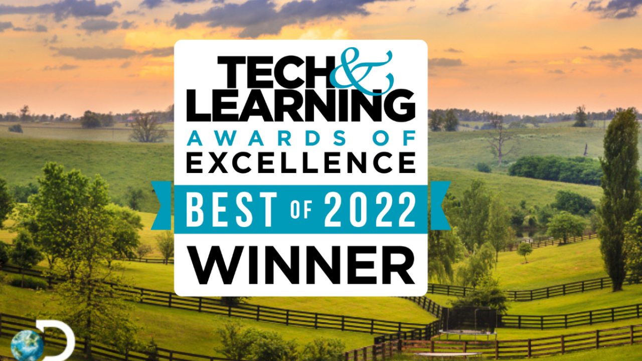 Discovery Education Tech & Learning Awards of Excellence Best of 2022 Winner