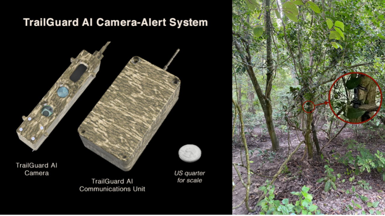 TrailGuard AI camera system