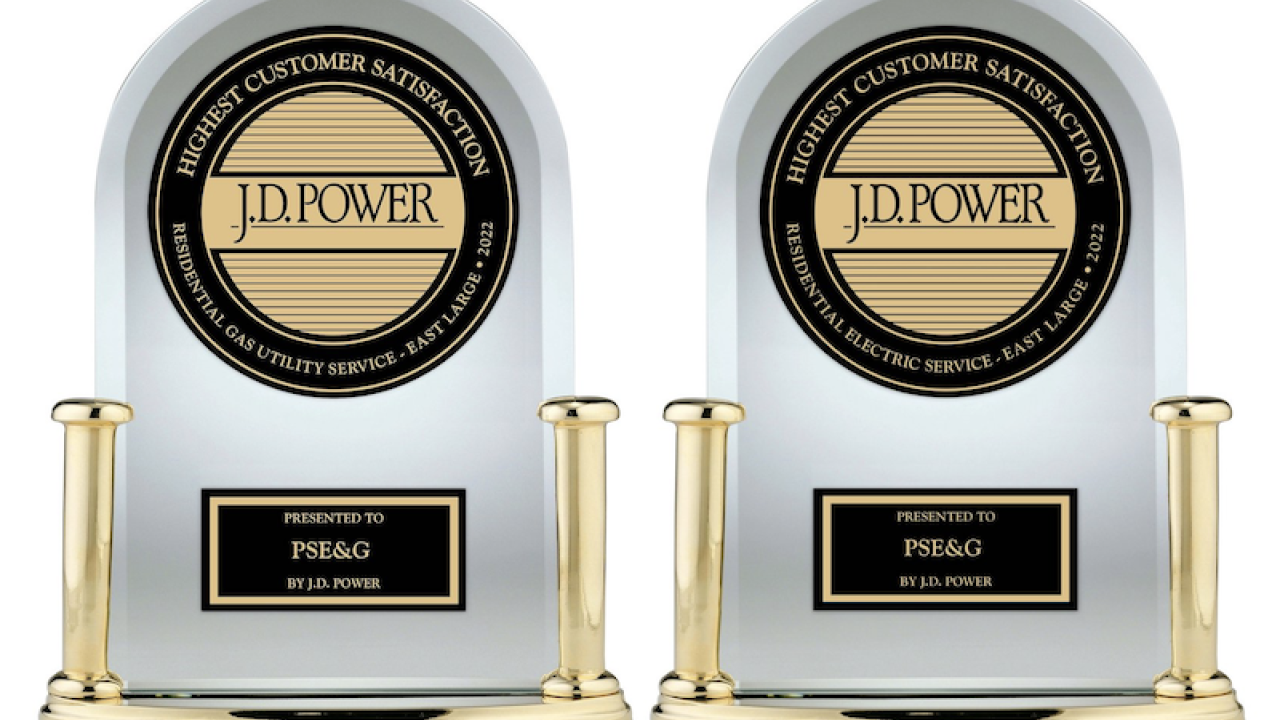 PSE&G Two J.D. Power Awards 2022