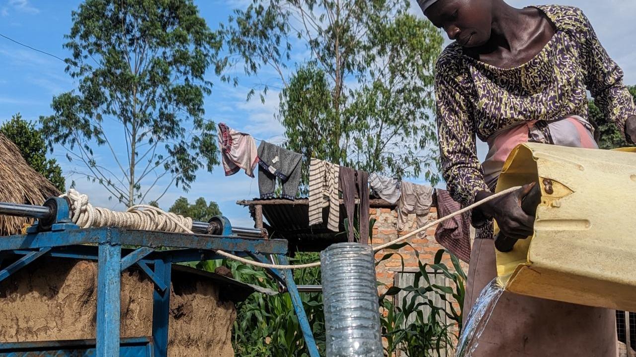 Sandra and her baby Faith live in rural Uganda, where they have little access to postnatal care. 