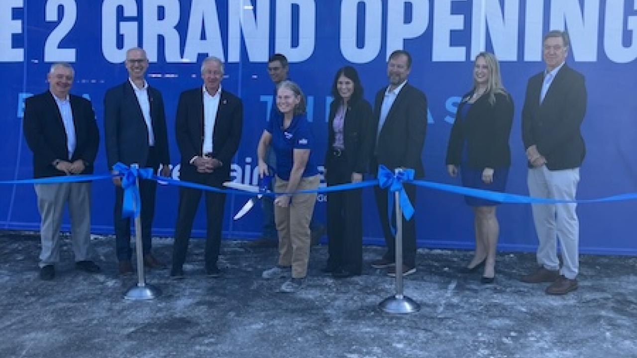 Palatka facility grand opening ribbon cutting.
