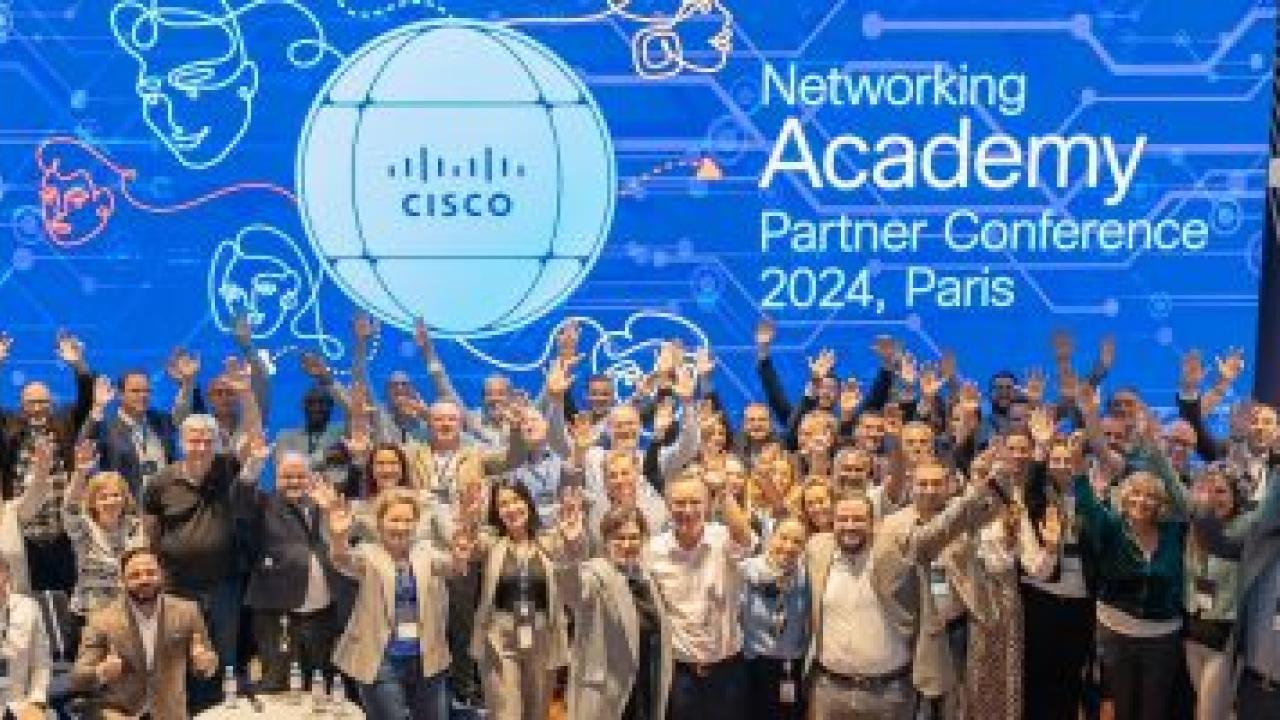 group photo of Networking Academy event