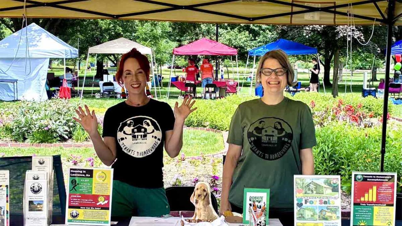 Ashley Taylor, assistant director, and Rebecca Buford, executive director, with Tenants to Homeowners help aspiring homeowners by providing financial education and connecting them with affordable options.