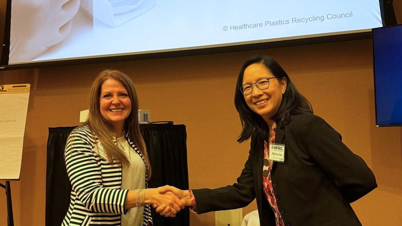Tracy Taszarek and Peylina Chu, new and former executive directors of HPRC