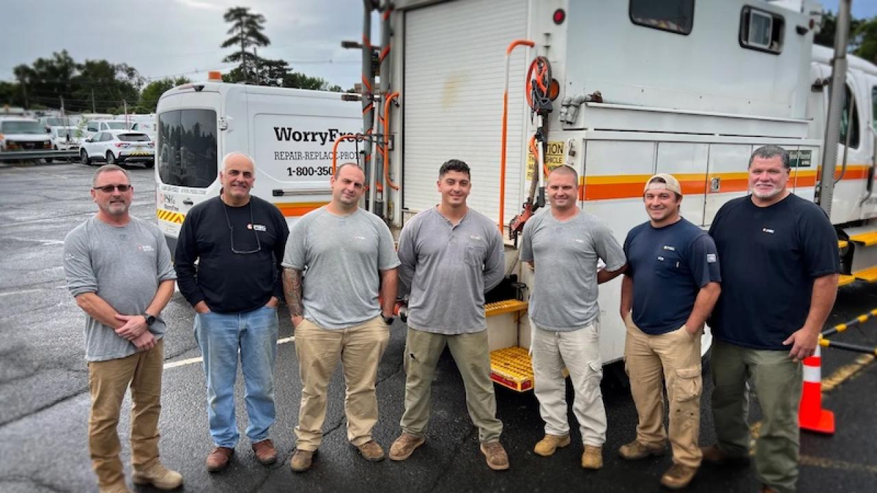 Pictured (l to r): Kevin Gunia, Philip Pachiolo, Christian Figliola, Robert Eggert, Scot