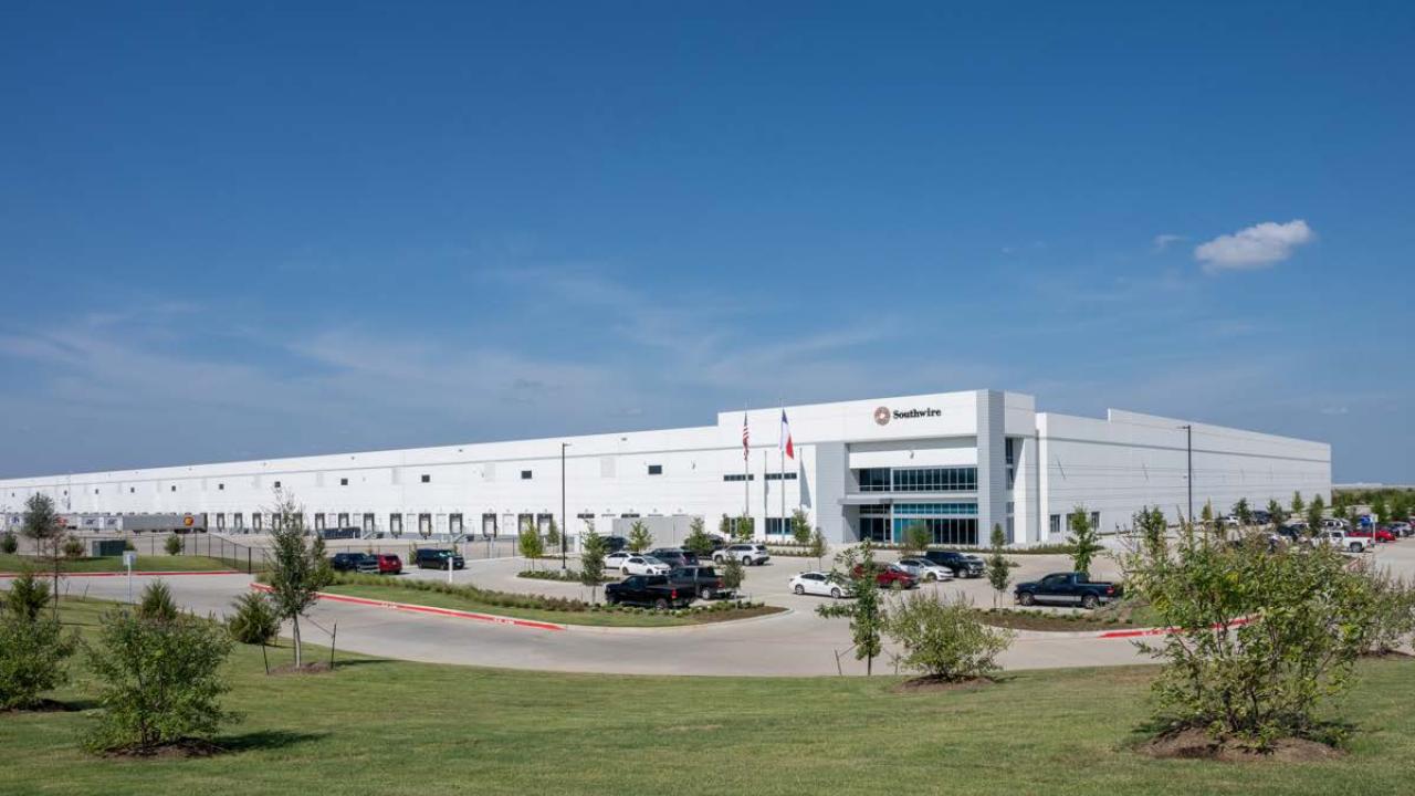 Southwire's distribution site in Dallas-Fort Worth, Texas.