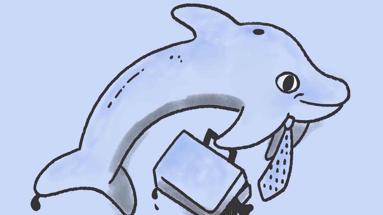 "did you say corporate porpoise?"