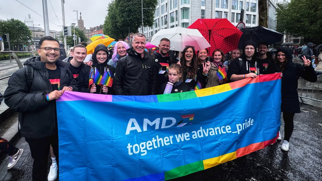AMD Employees at Pride Parade