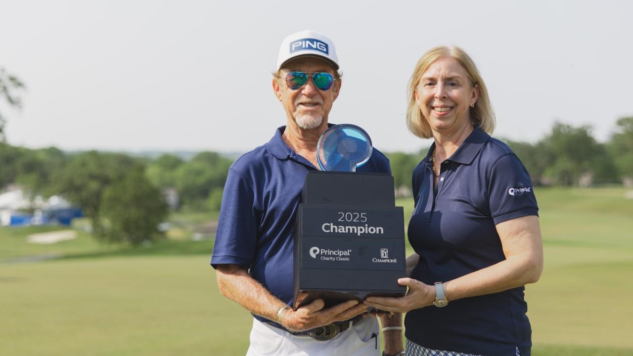 Principal Charity Classic champion shown.