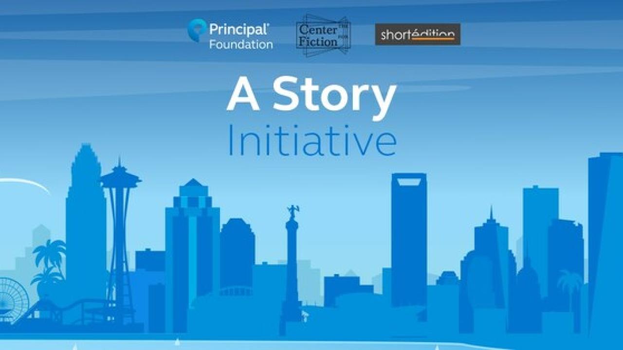 Principal Foundation: A Story Initiative. Illustrated city scene shown.