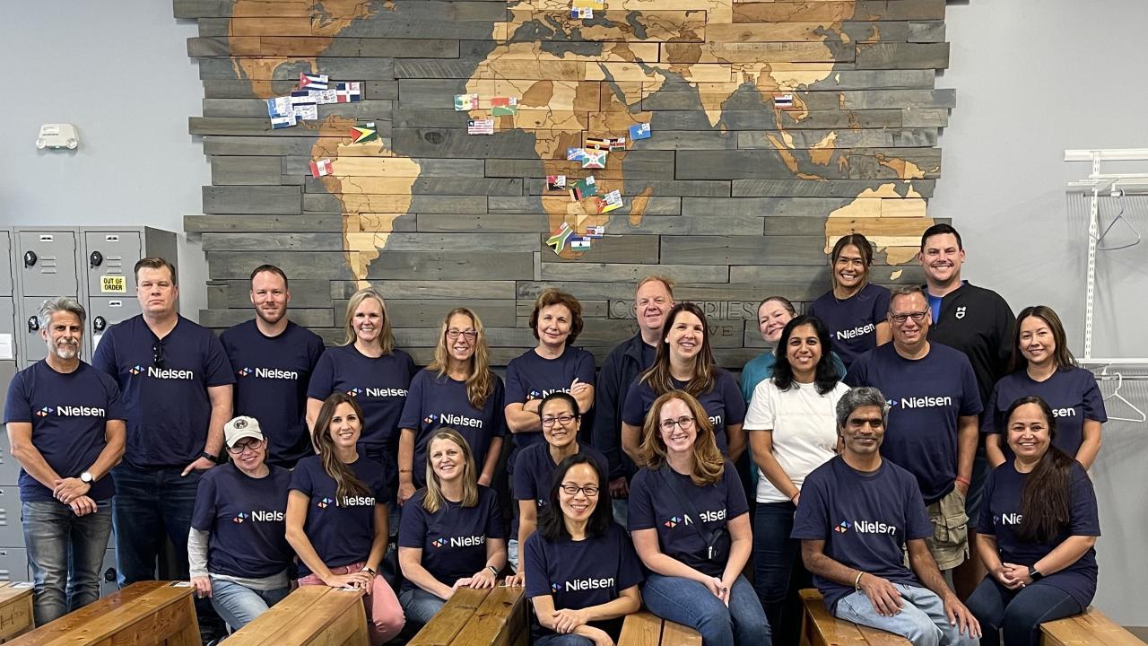 Nielsen Team shown in a group photo.