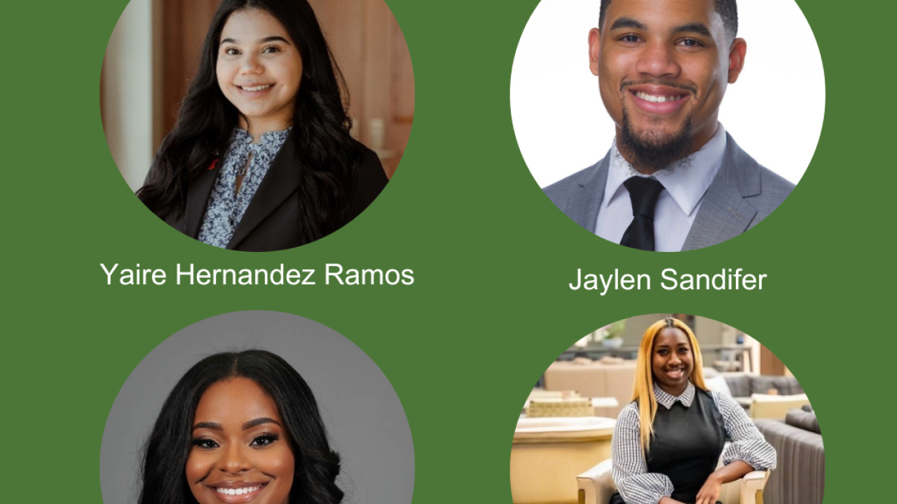 2023 Summer Intern Spotlight: Yaire Hernandez Ramos, Jaylen Sandifer, Christin Keeton and Asia Castrillon-Watts
