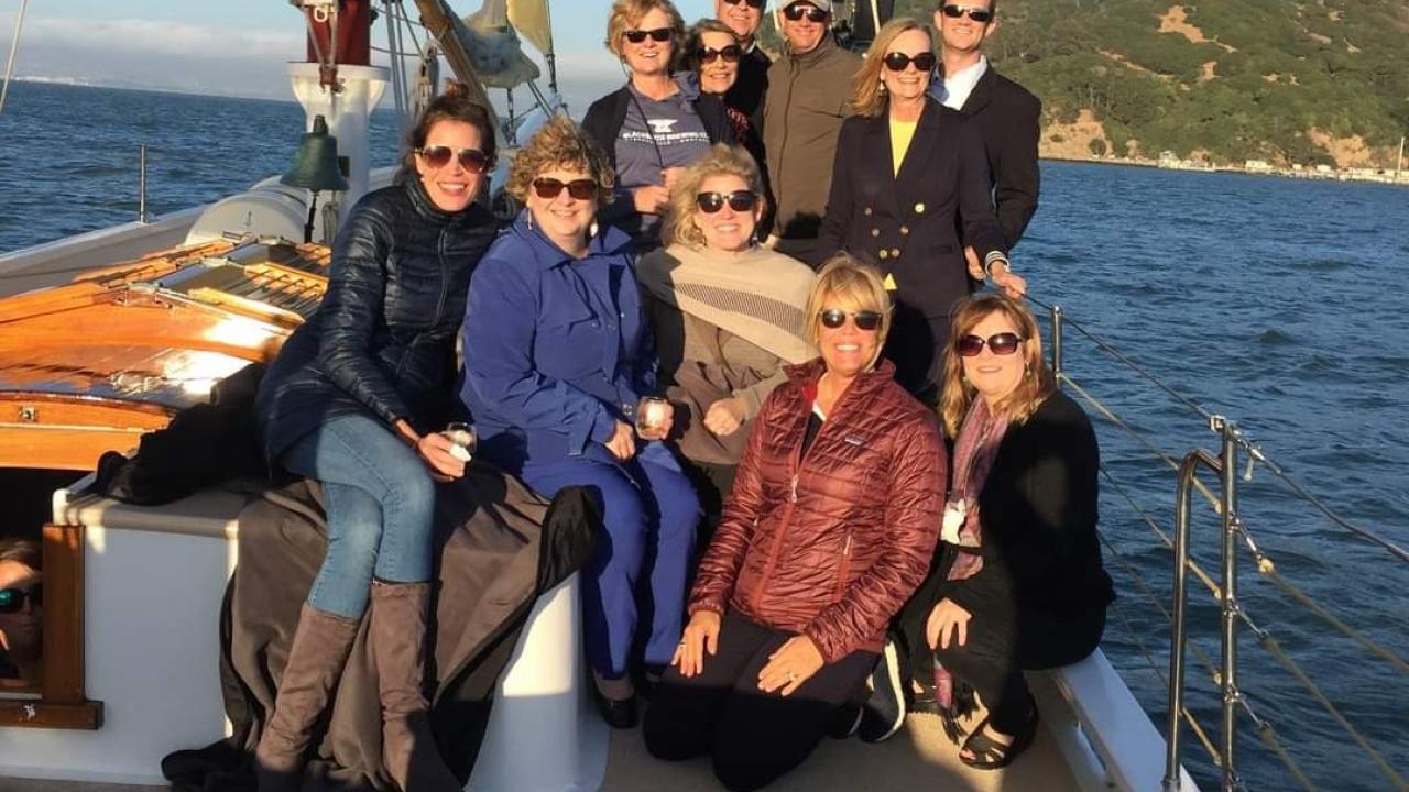 Group of people on a boat