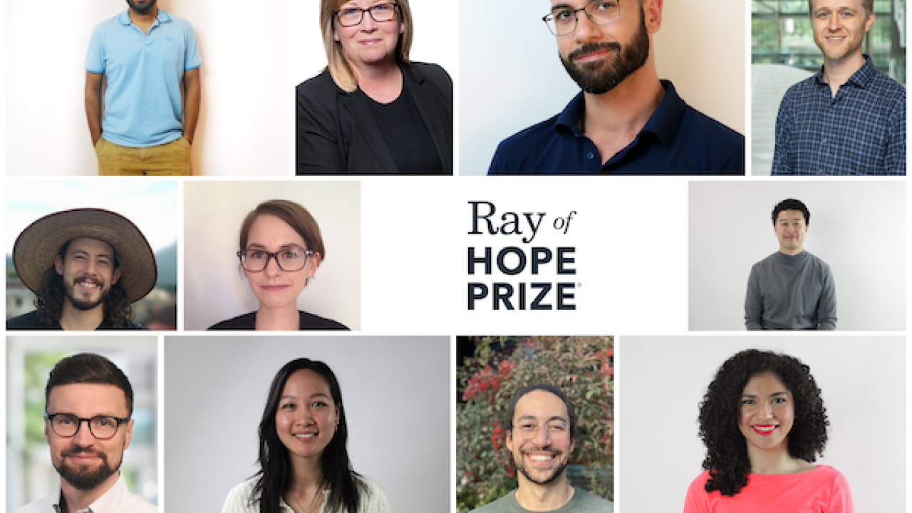 Ray of Hope Prize winners