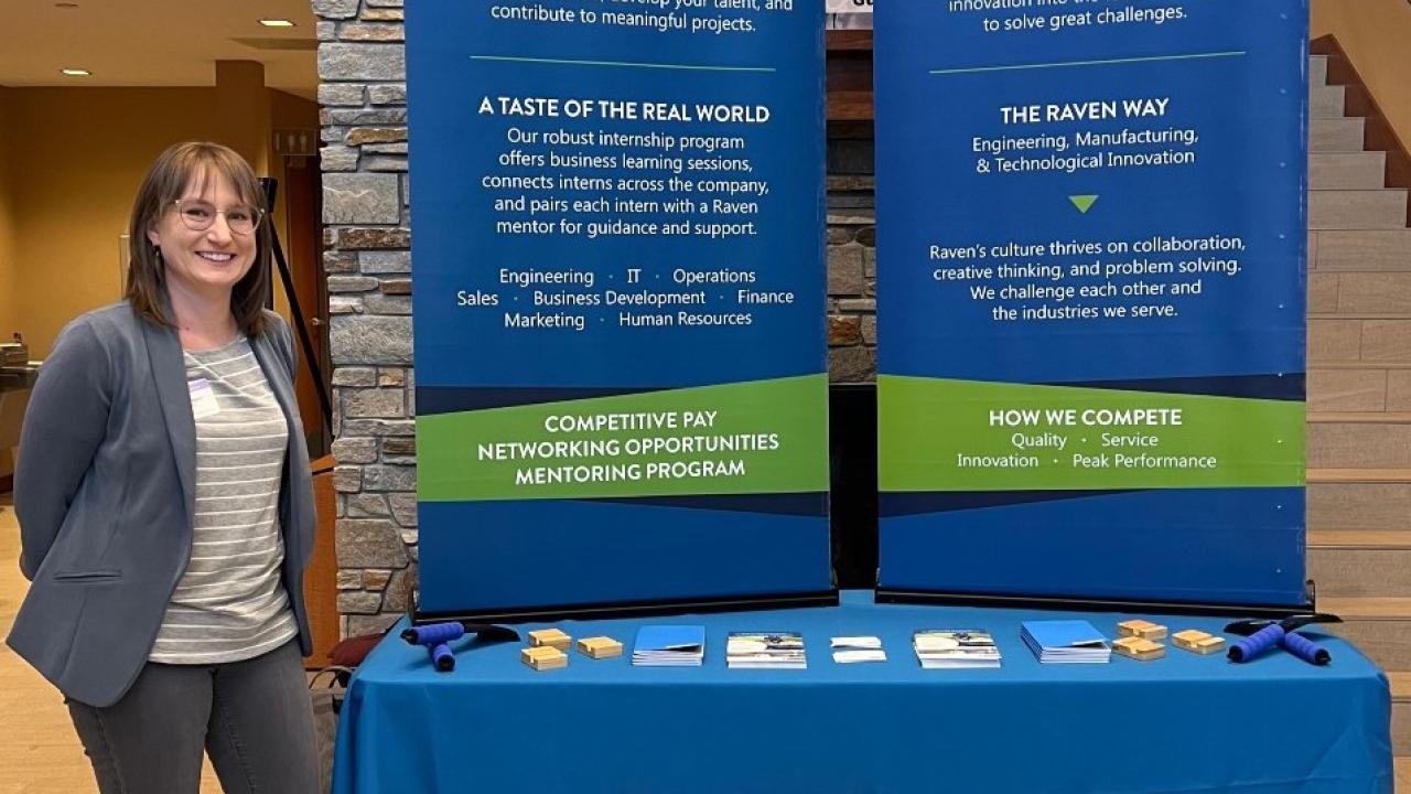 Raven at the South Dakota School of Mines and Technology Career Day