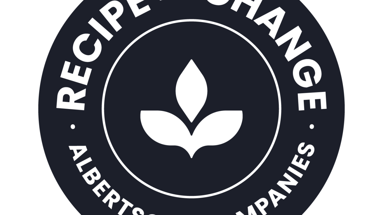 "Recipe for Change - Albertsons Companies" badge