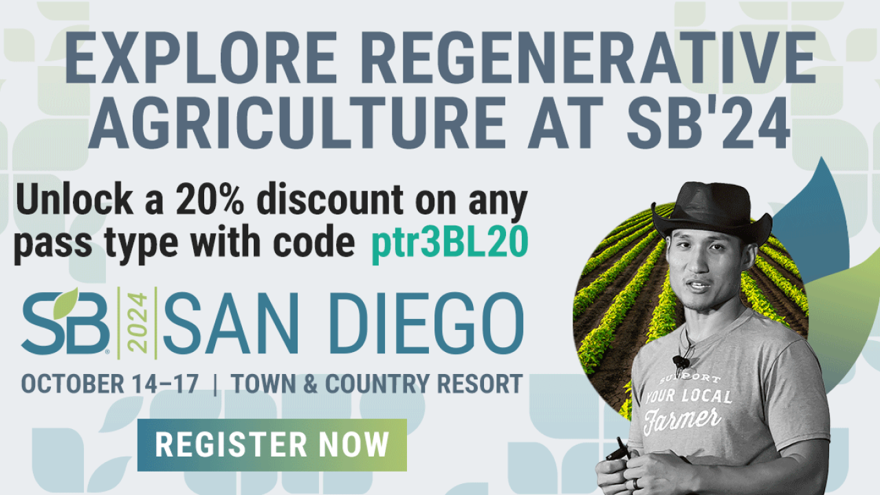"Explore Regenerative Agriculture at SB'24"