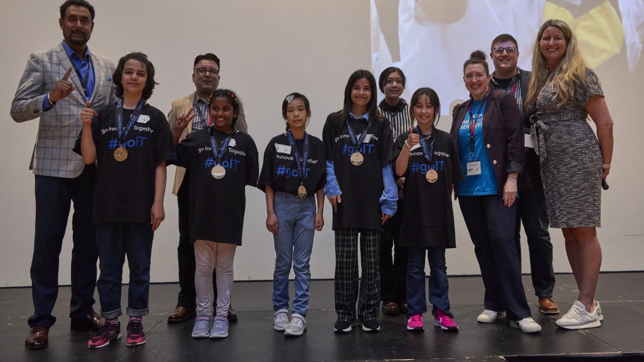 group image of award presentation