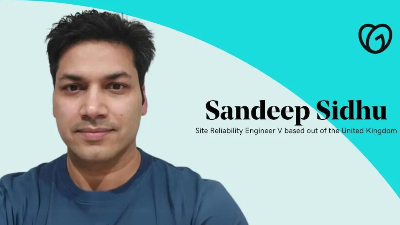 Sandeep Sidhu, Site Reliability Engineer, GoDaddy.