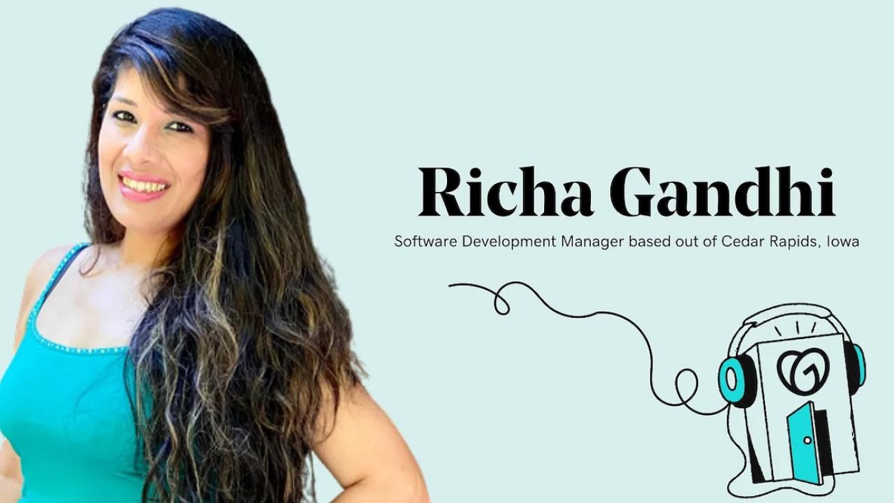 Richa Gandhi, Software developer for GoDaddy.