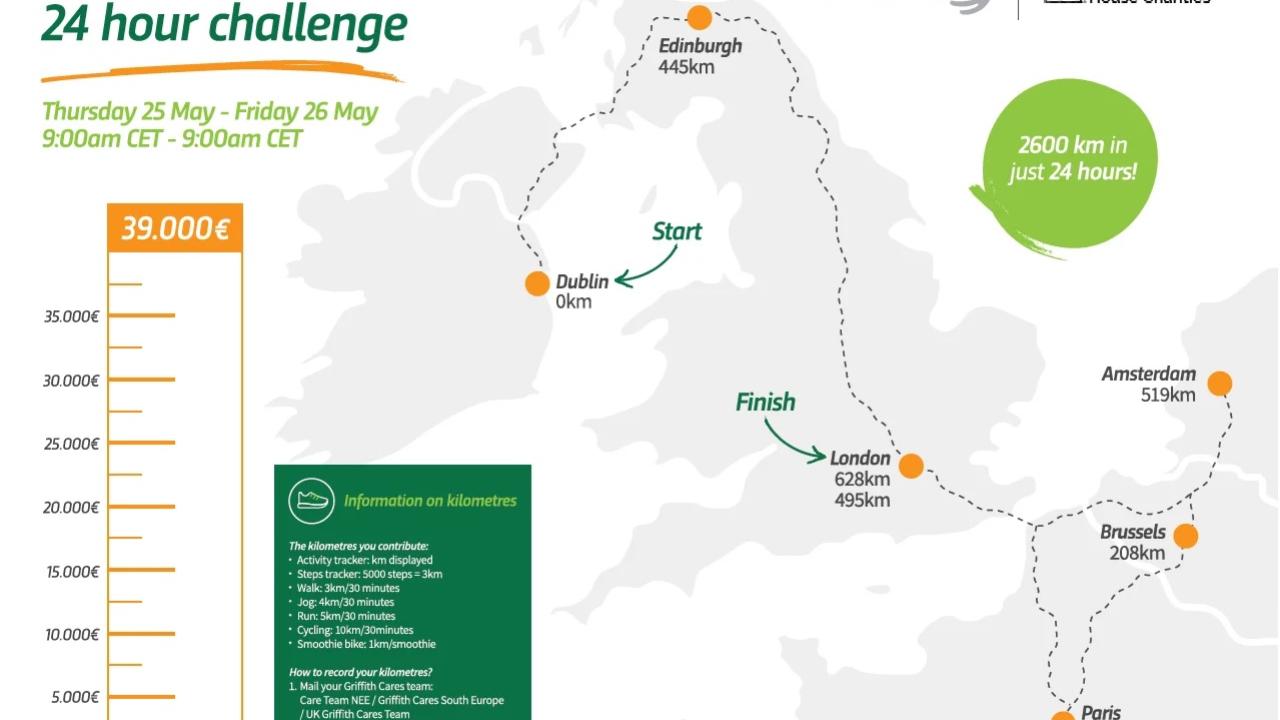 House-To-House 24 hour challenge map