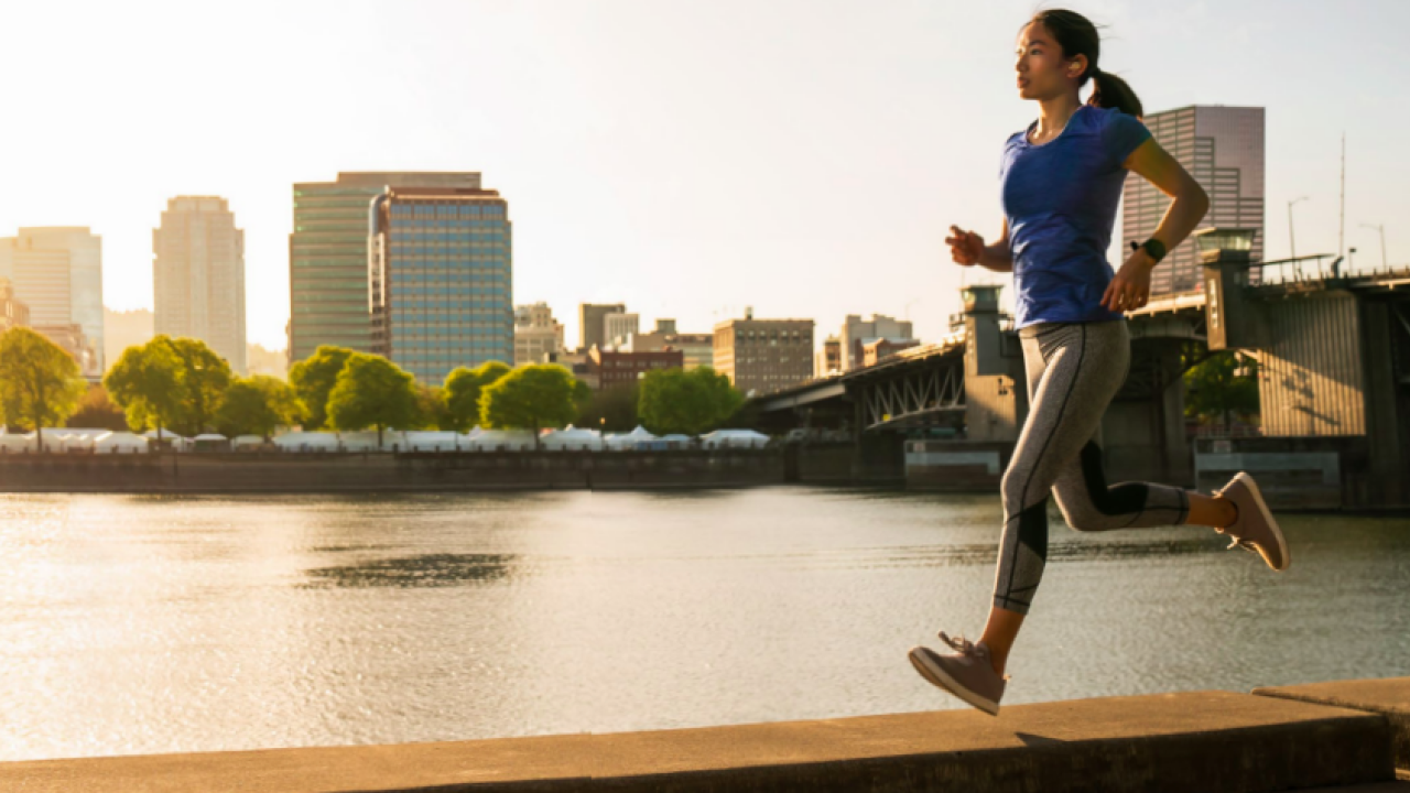 person running