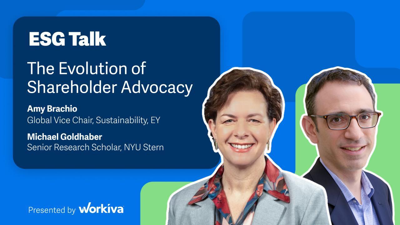 ESG Talk: The Evolution of Shareholder Advocacy.