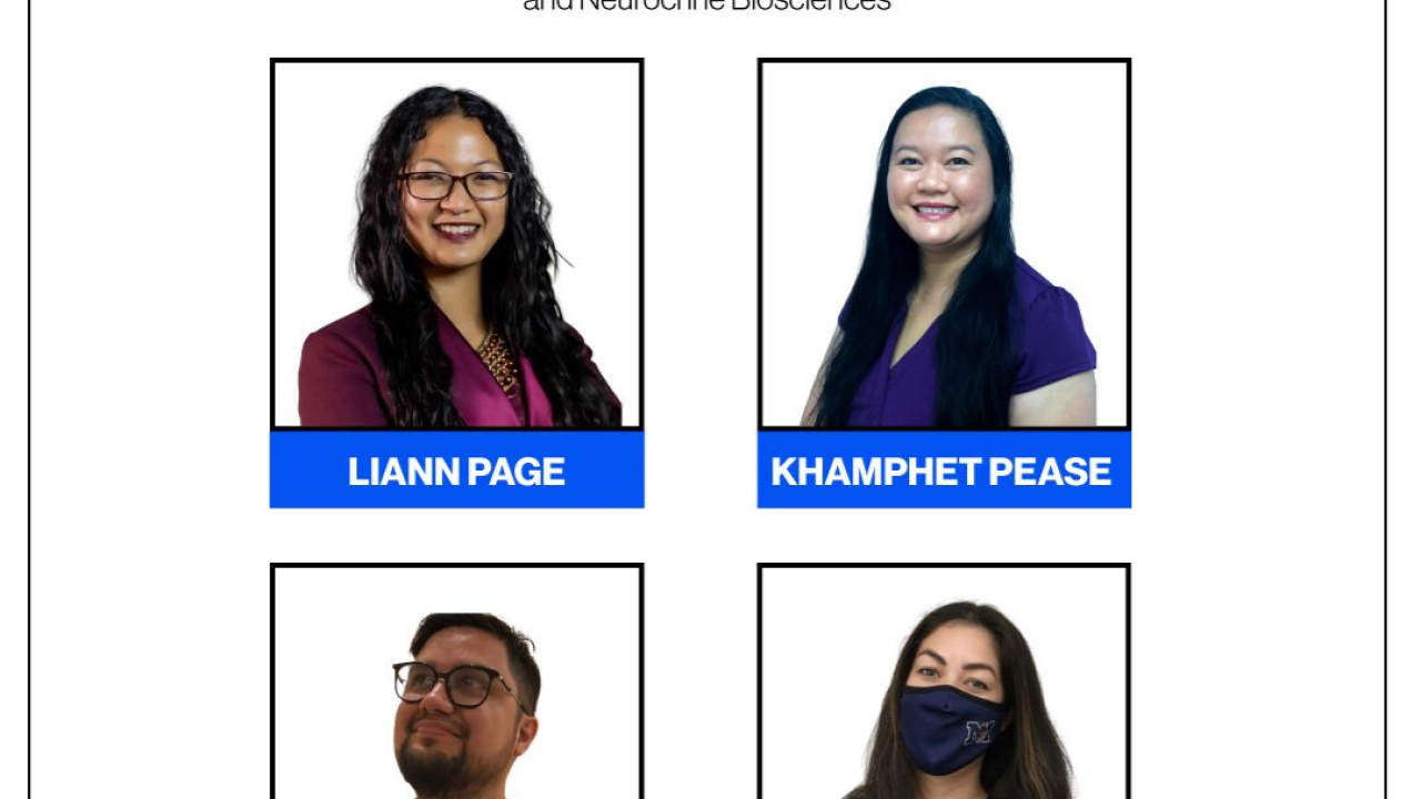 headshots of the four SD2 STEM Educator Award Winners