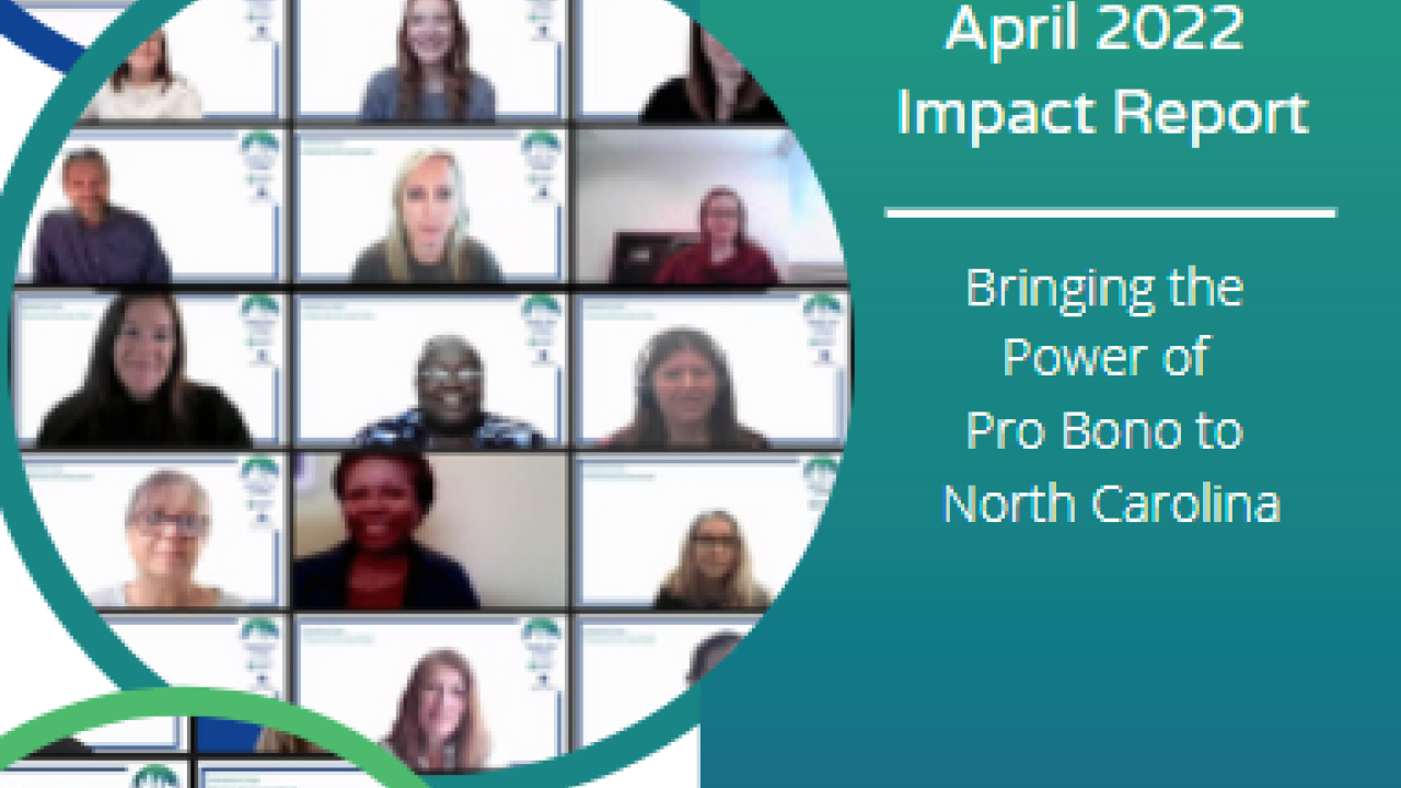 Cover page of the Skills for Cities April 2022 Impact Report featuring photos of dozens of volunteers and nonprofit participants. Logos for Skills for Cities, Common Impact, and Equitable.