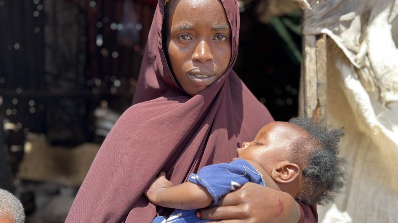Woman with child