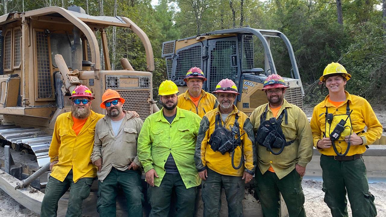 Firefighters group photo