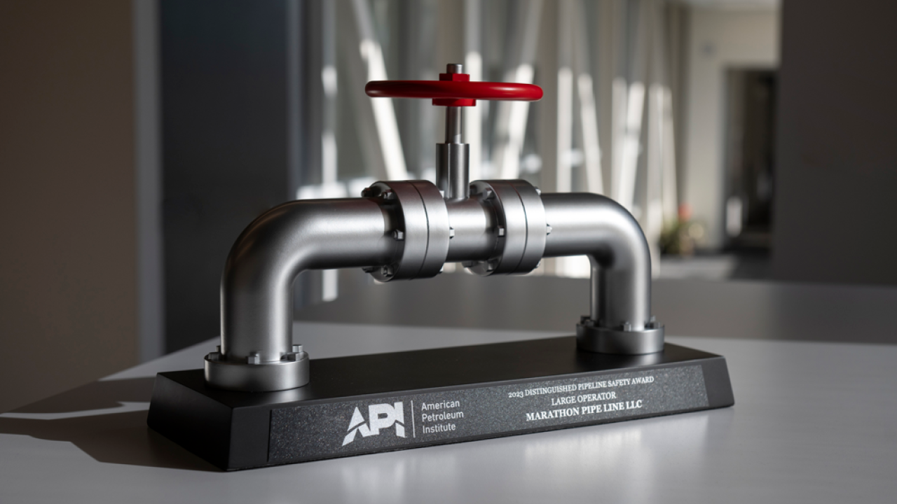 2023 API Distinguished Pipeline Safety Award 