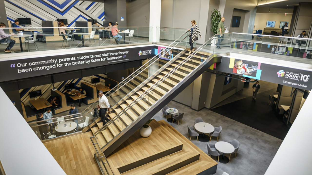 Interior of Samsung Electronics America  