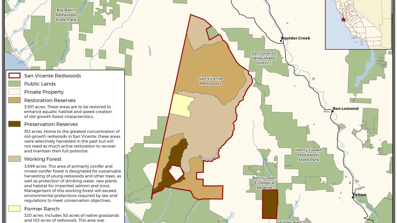 San Vicente Land Uses Map