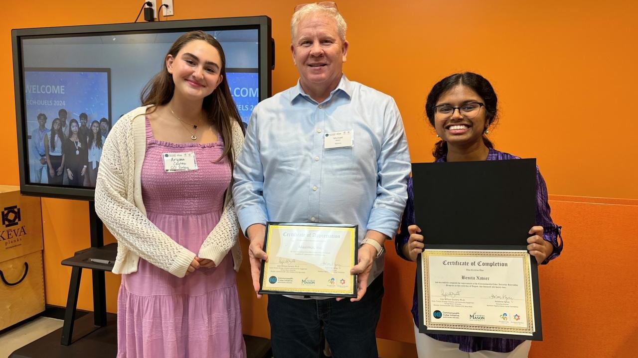 Maximus leader and interns celebrate the end of their summer program
