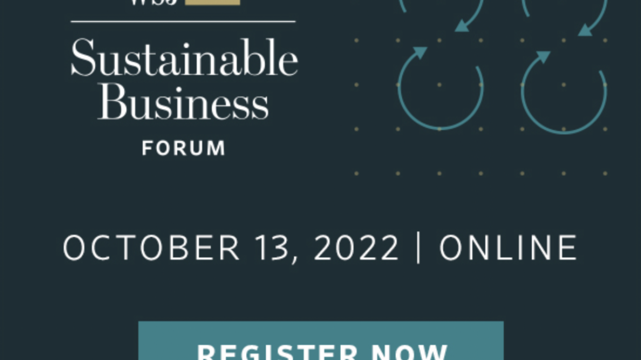 WSJ Pro Sustainable Business Forum