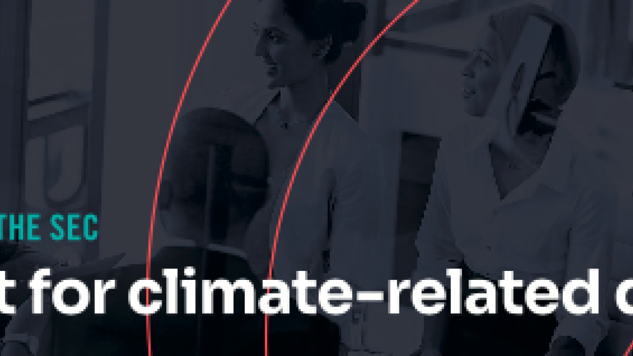 A checklsit for climate-related disclosures