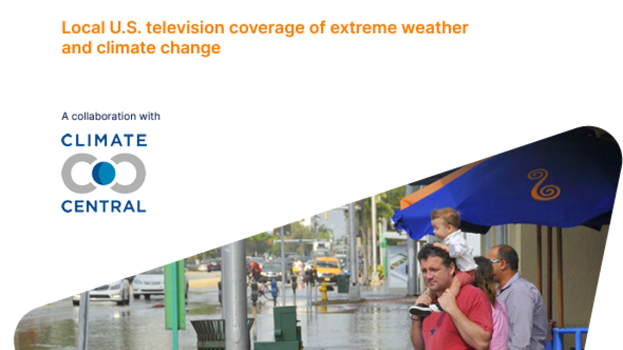 Connecting the dots: Local U.S. television coverage of extreme weather and climate change