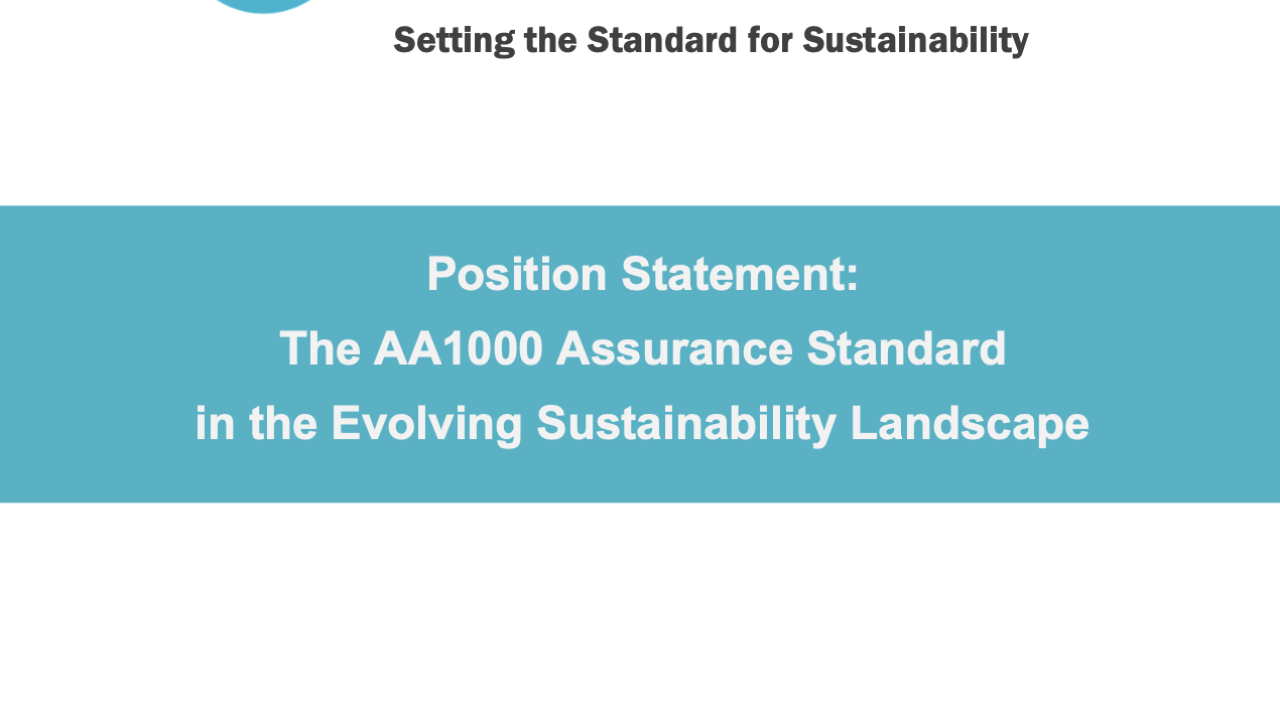 AccountAbility Position Statement