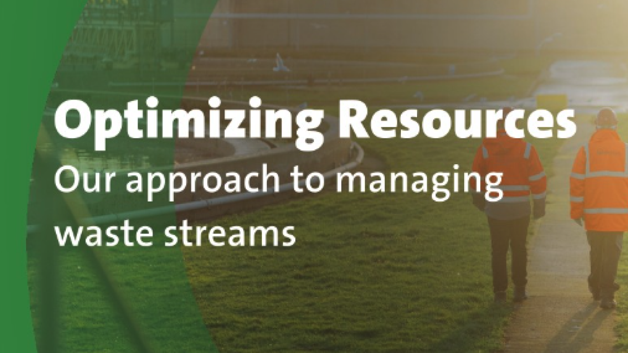 Optimizing Resources Our approach to managing waste streams 