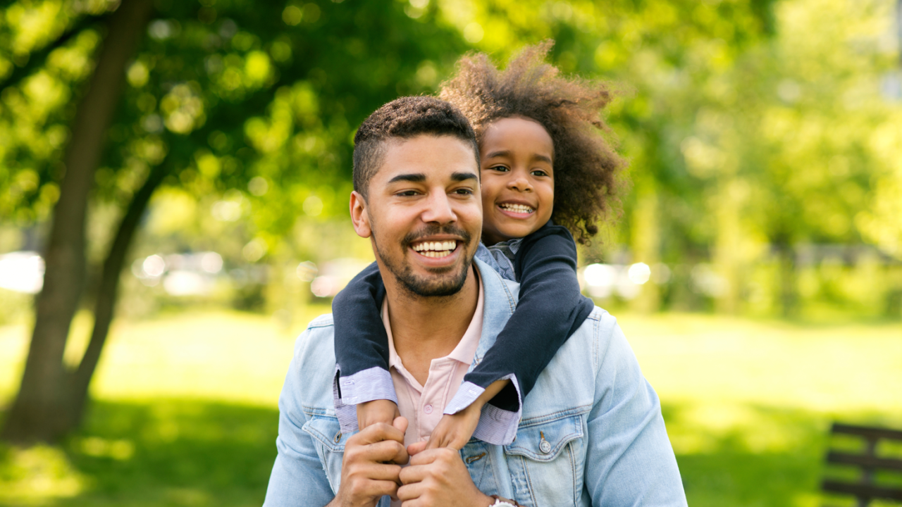Father with child