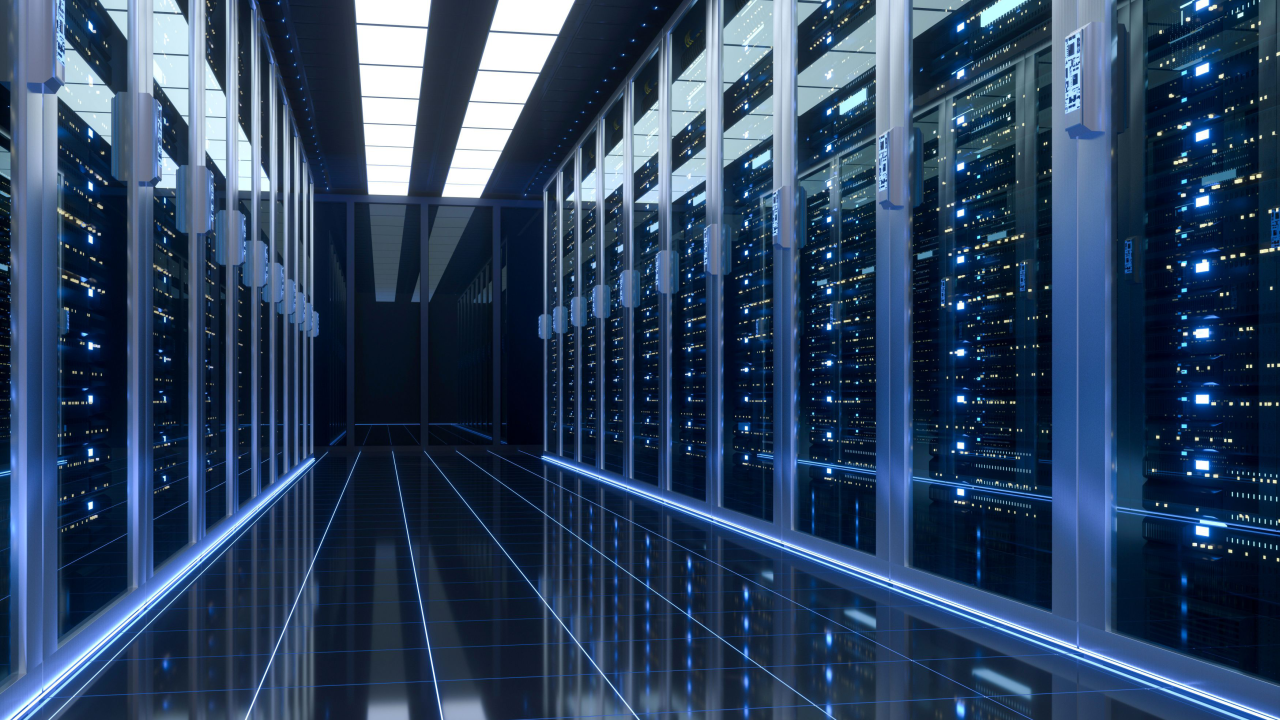 Image of computer server racks