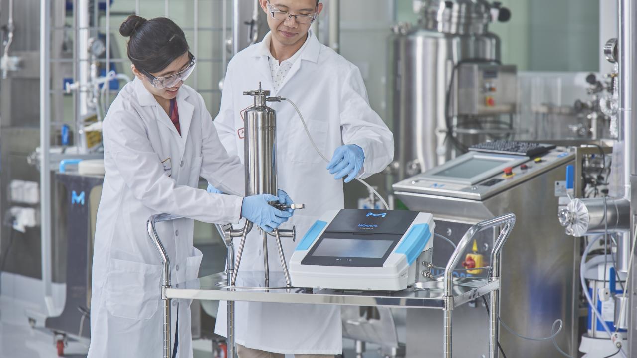 Scientists using MilliporeSigma technology