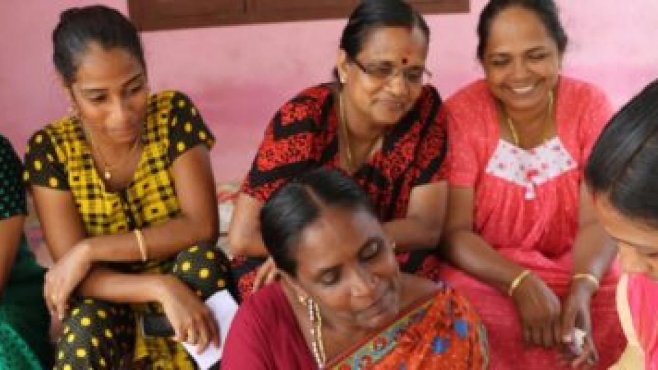 Group of women sitting together