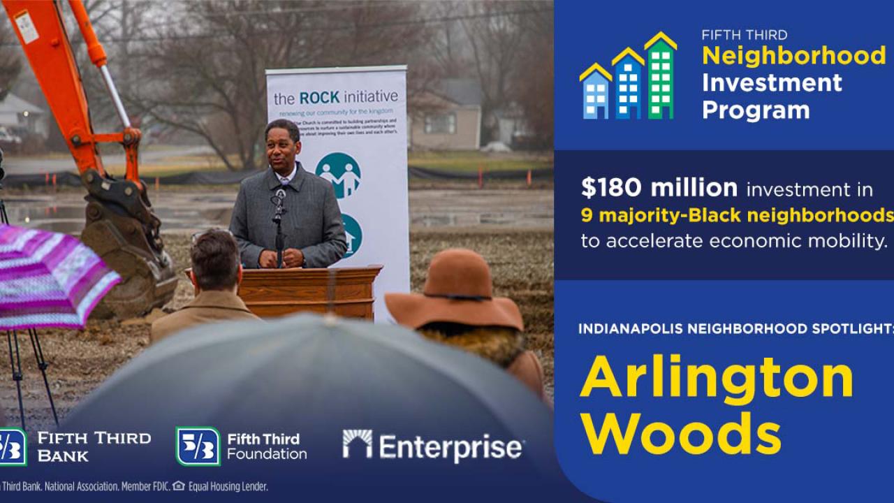 Arlington Woods Neighborhood Investment Program graphic