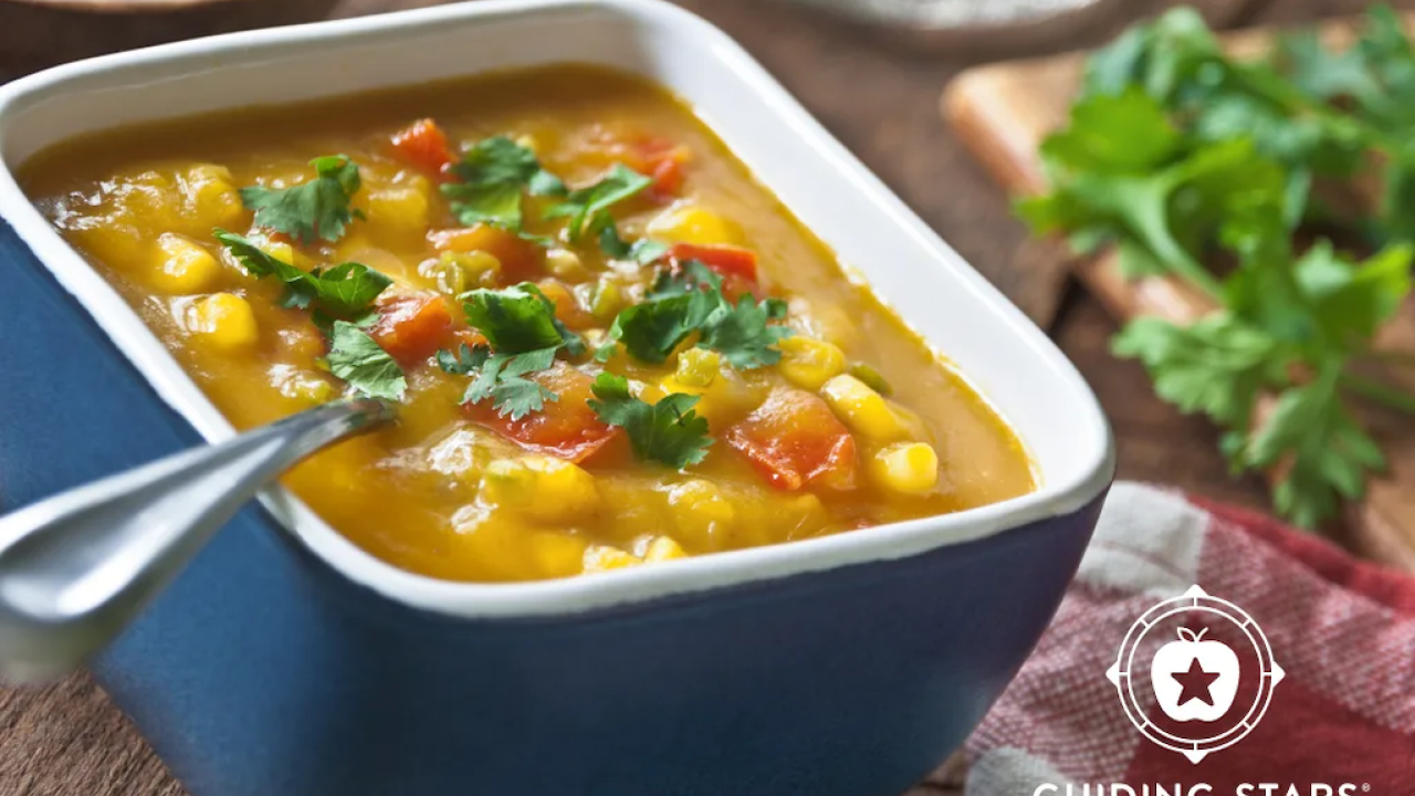  Quick & Peppy Pumpkin Soup – 2 Guiding Stars