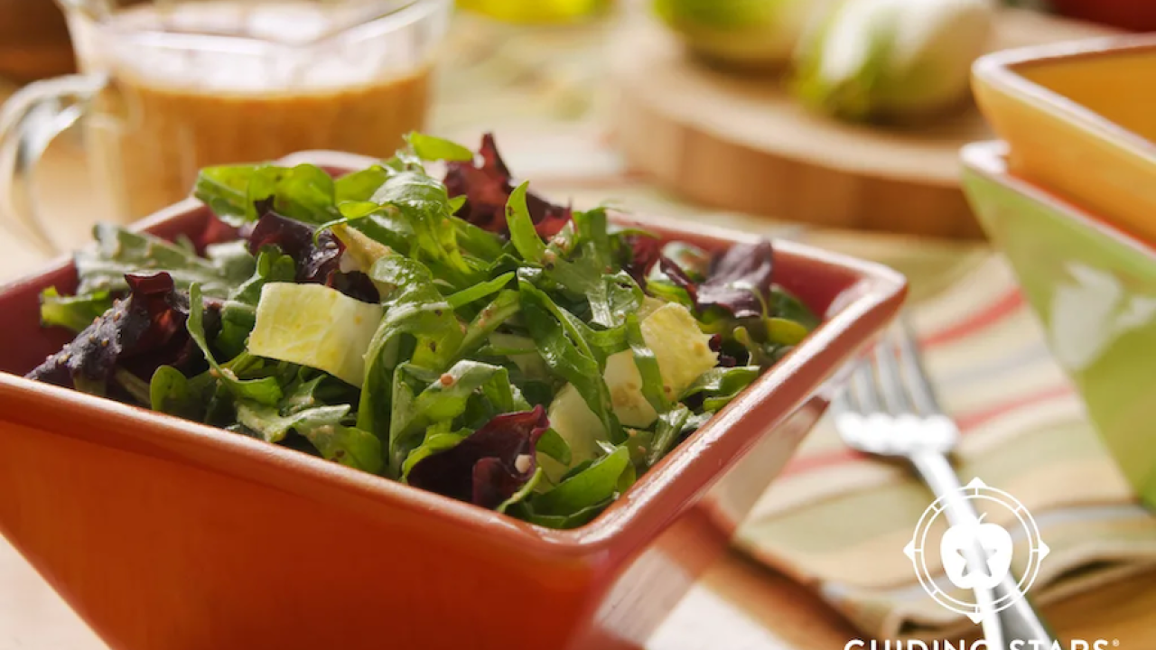 Mixed Greens with Mustard Dressing – 1 Guiding Stars