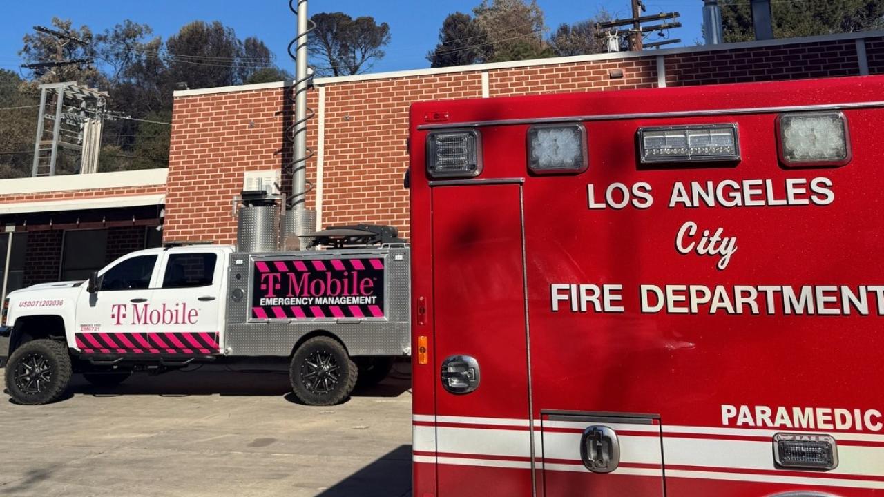 T‑Mobile Supporting First Responders During Wildfires