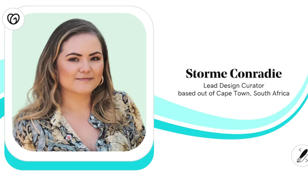 Storme Conradie, Lead Design Curator, GoDaddy.