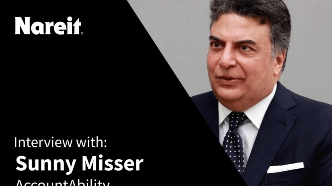  AccountAbility CEO, Sunny Misser interview with Nareit on Uncertainty & Change Facing Business Leaders